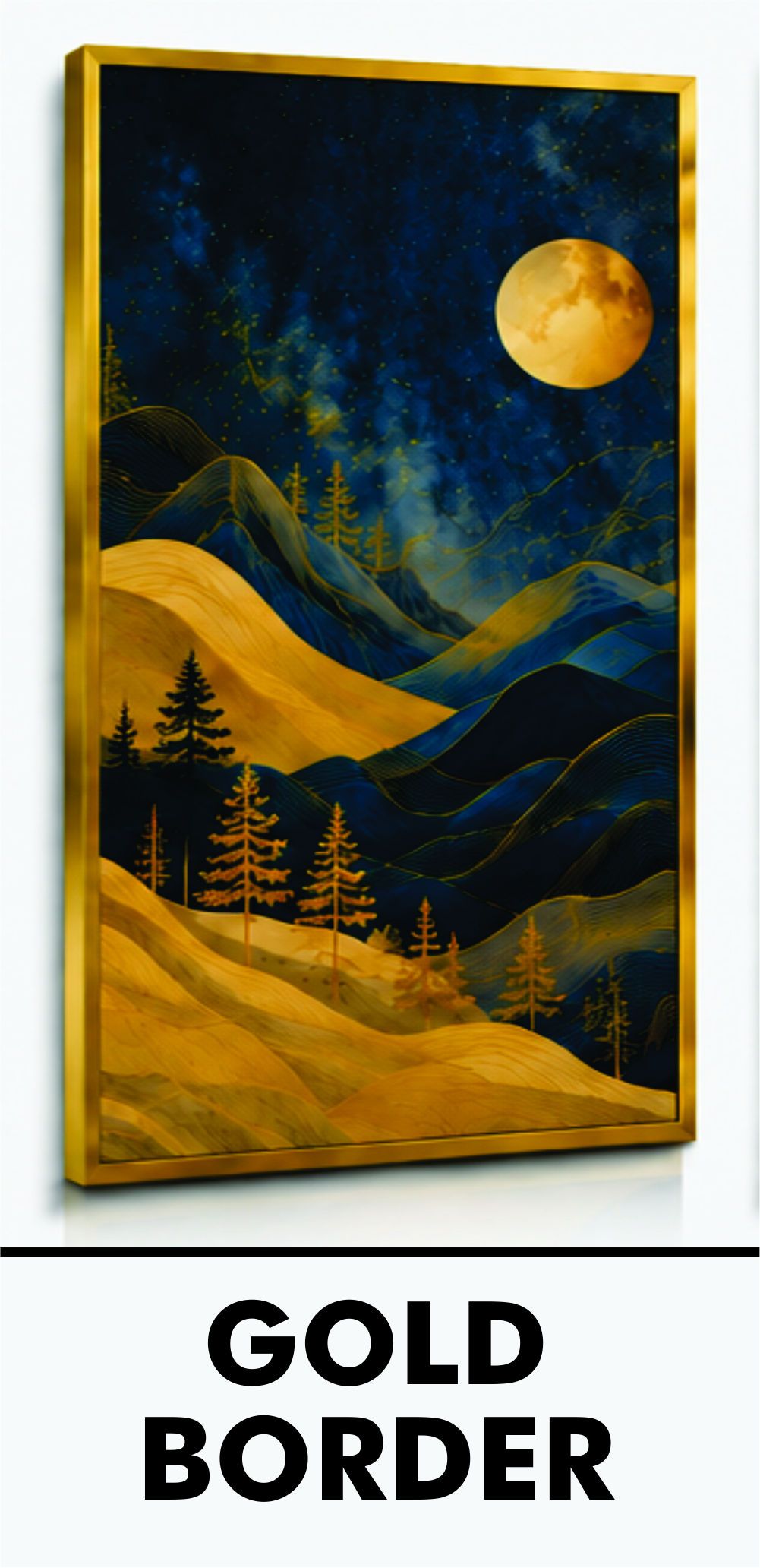 Metal Gold Frame