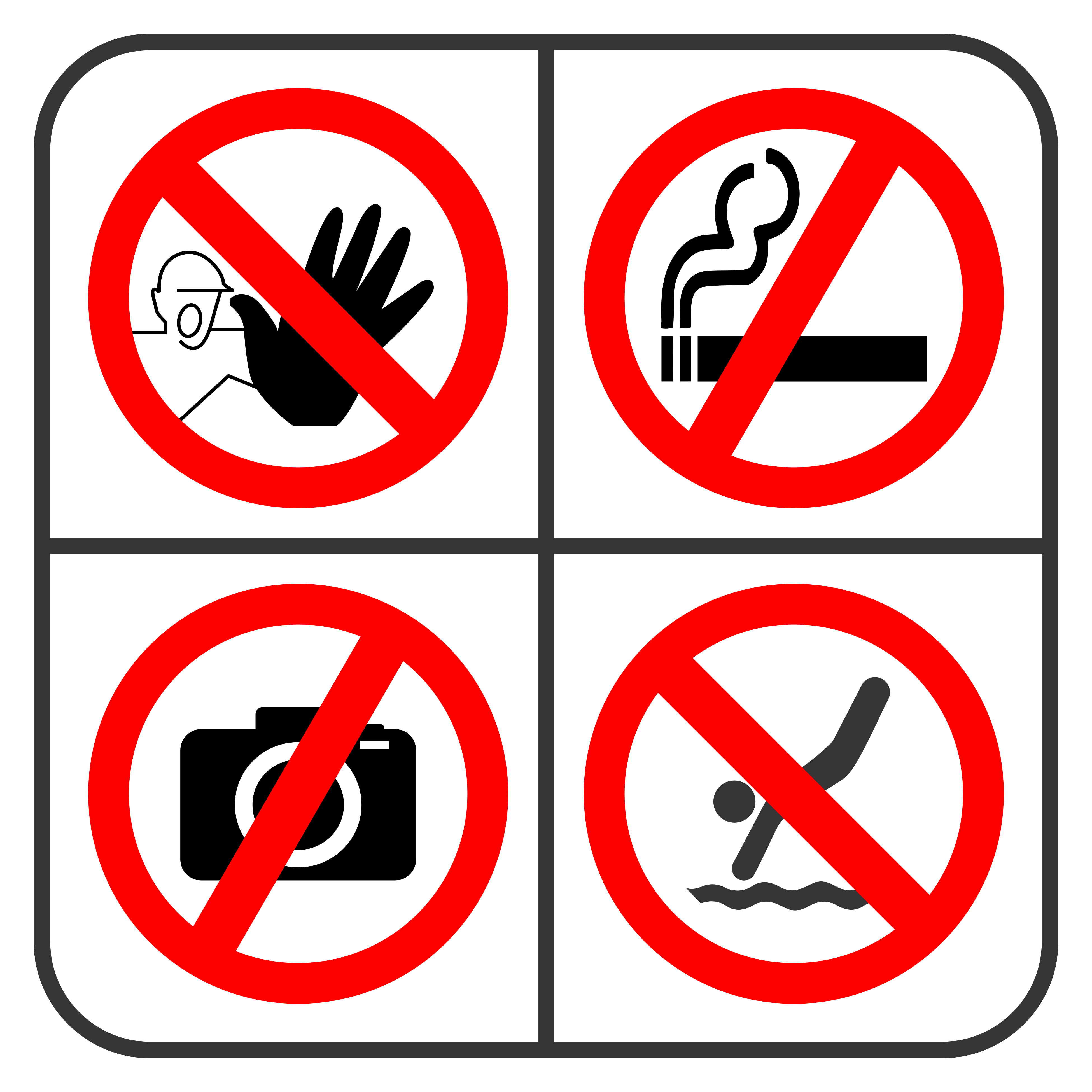 Prohibition Signs 