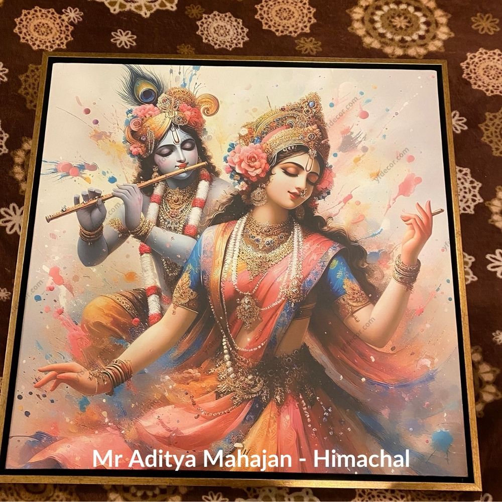 Enchanting Radha Krishna Painting